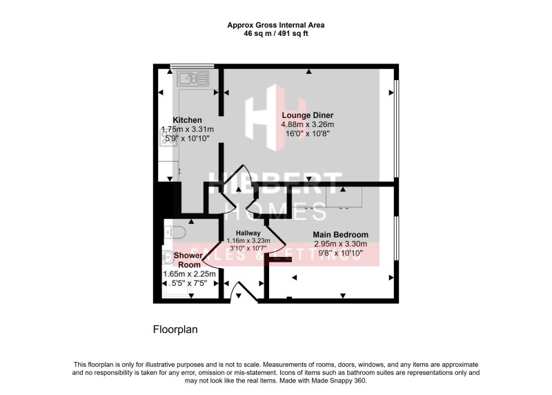 Floorplan for Devonshire Park Road, Stockport, SK2