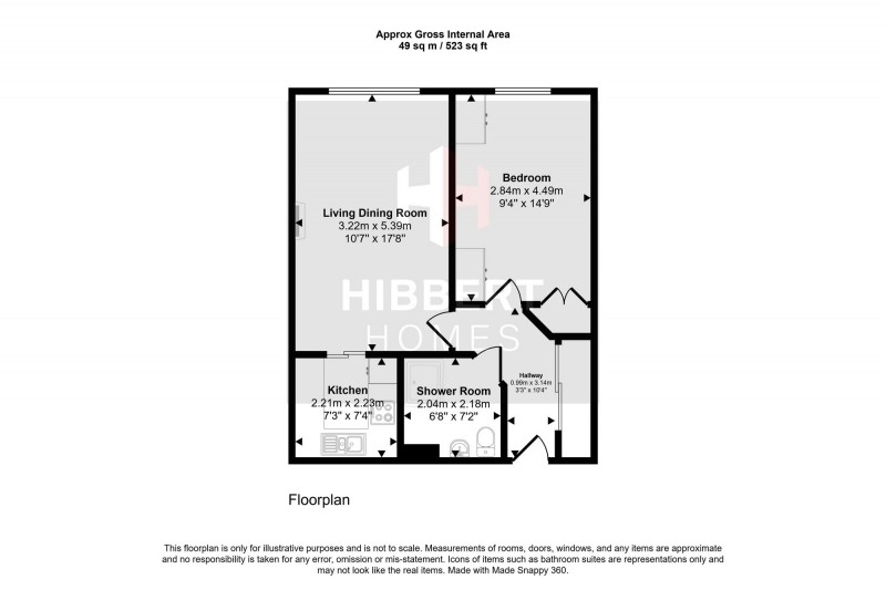 Floorplan for Brooklands Road, Hattonfold, M33