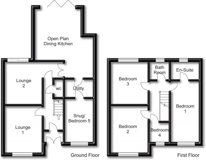 Floorplan for Pingate Drive, Cheadle Hulme, SK8