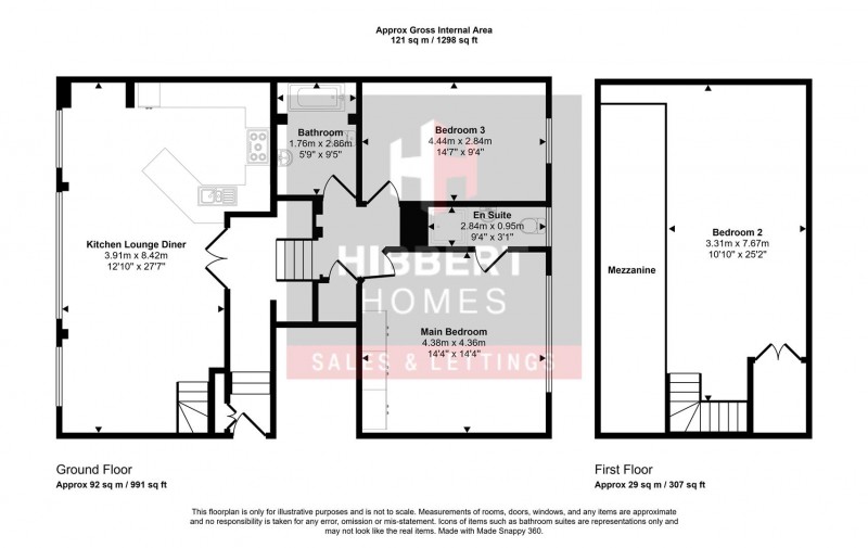 Floorplan for Limehurst, Bowdon, WA14 2BG.