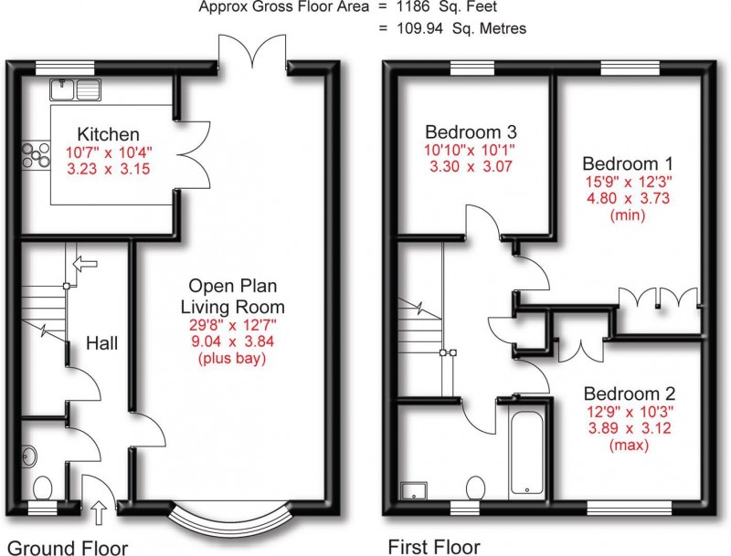 Floorplan for Broomfield Lane, Hale, WA15 9AS