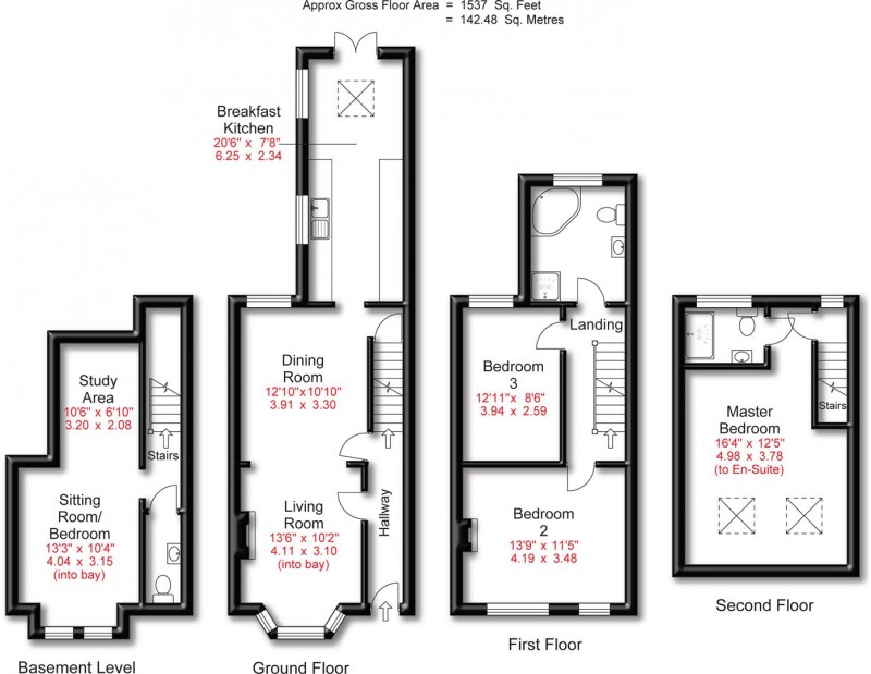 Floorplan for Victoria Road, Hale, WA15 9AB