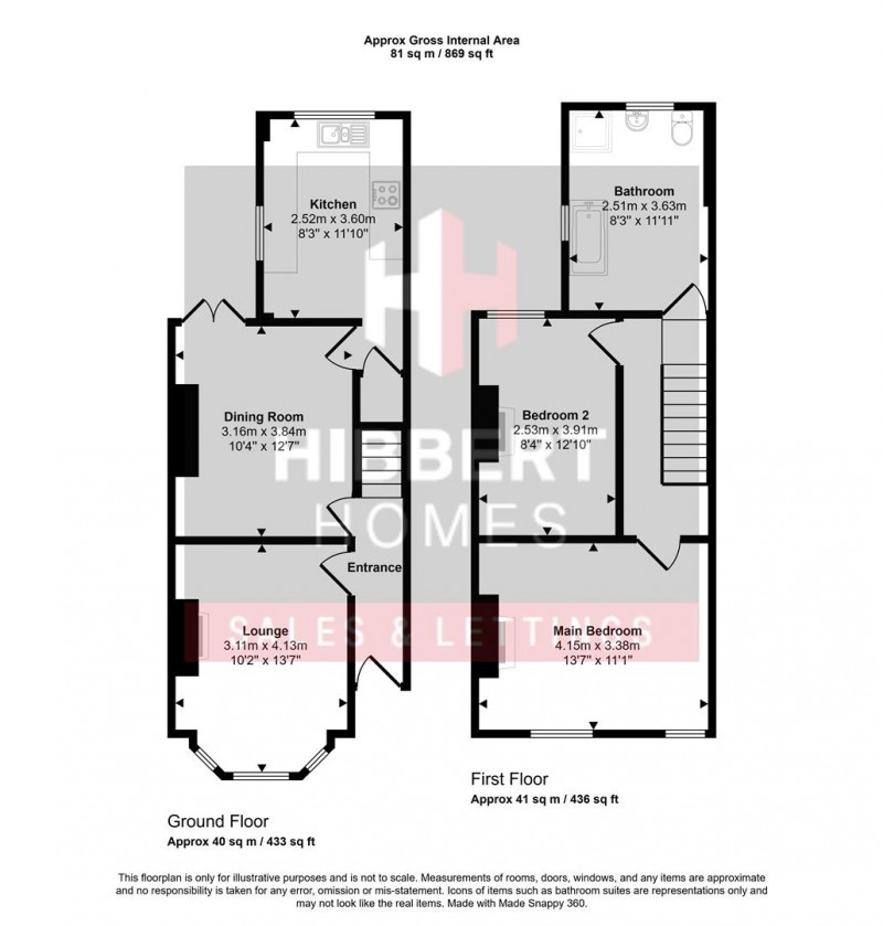 Floorplan for Bold Street, Altrincham, WA14 2ER