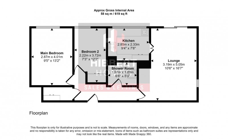 Floorplan for Grange Court, Bowdon