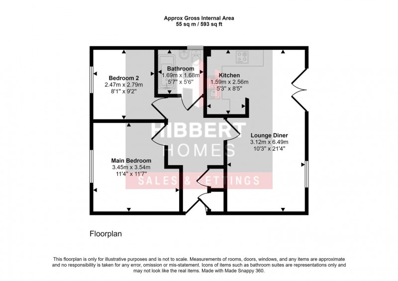 Floorplan for Rosefinch Road, Altrincham