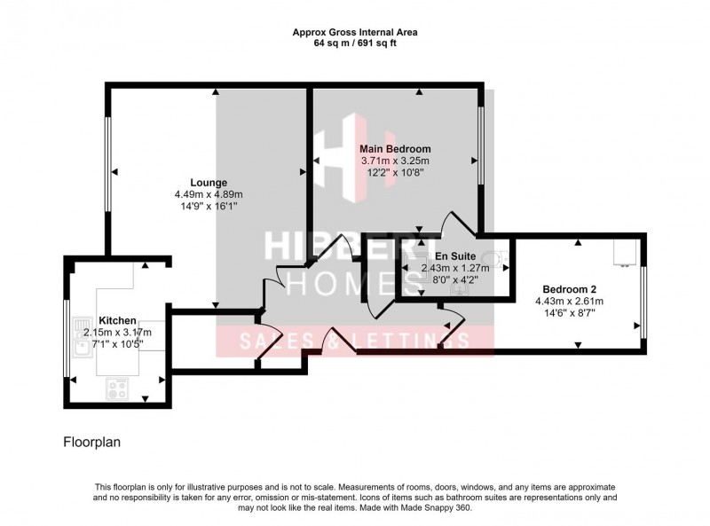 Floorplan for Meadow Court, Hale, Altrincham