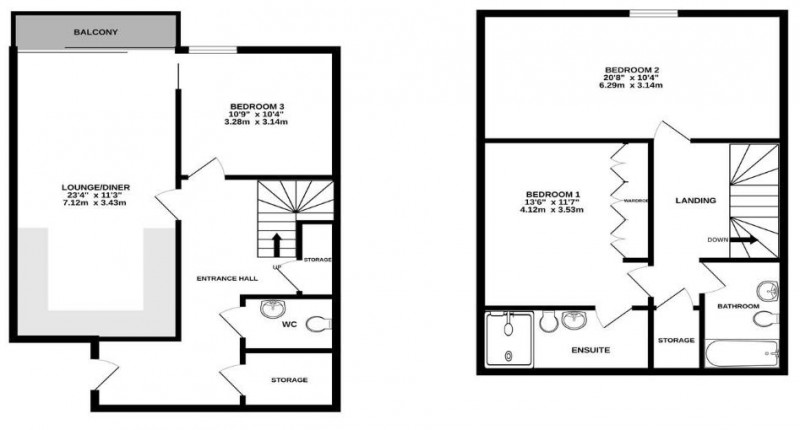 Floorplan for Valiant House, Altrincham, WA14 2YP