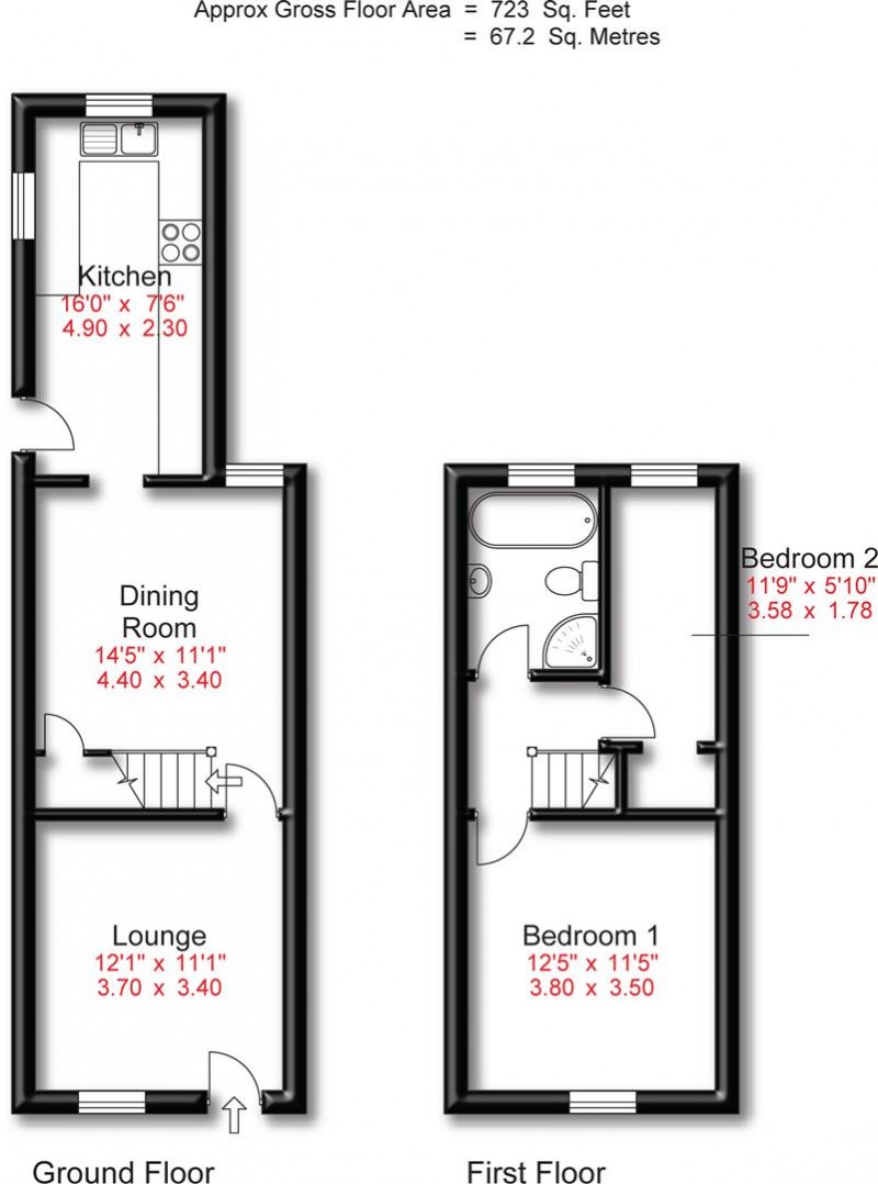 Floorplan for Crescent Grove, Cheadle