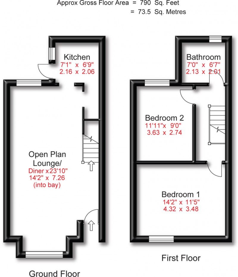 Floorplan for Bold Street, Altrincham