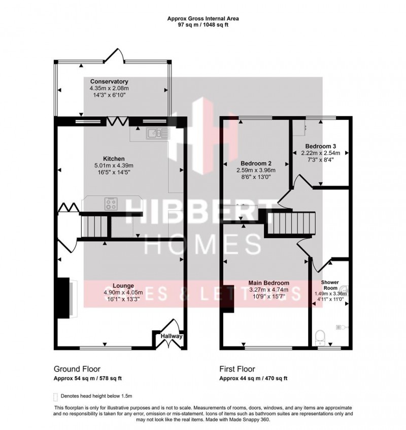 Floorplan for Archer Street, Stockport