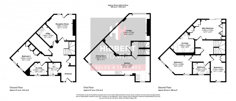 Floorplan for The Carriages, Altrincham, WA14 4AF