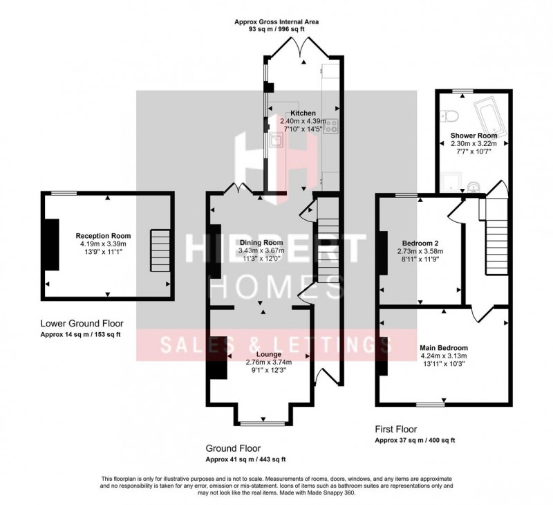 Floorplan for Eaton Road, Bowdon, Altrincham