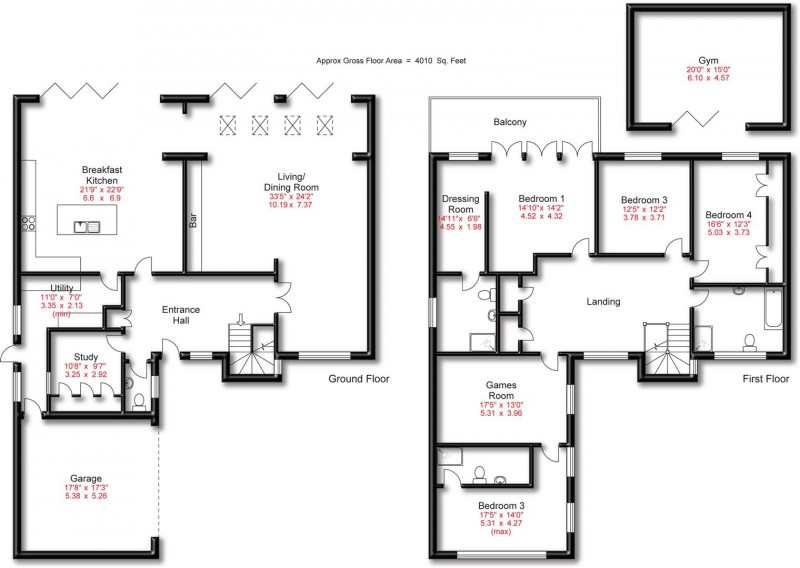 Floorplan for Barry Rise, Bowdon