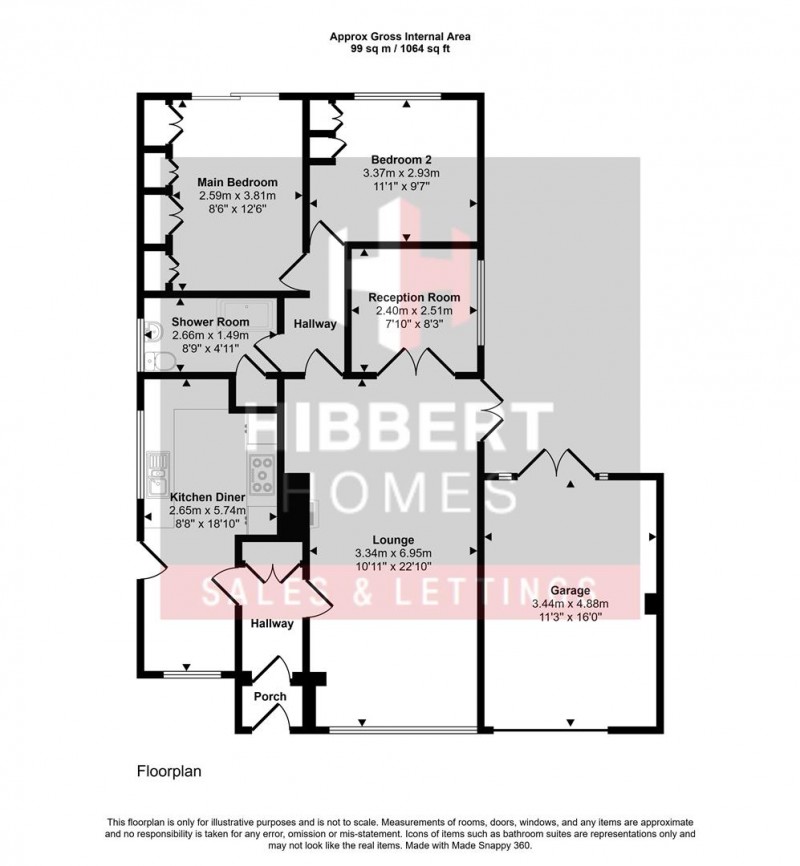 Floorplan for Buckfast Close, Hale, Altrincham