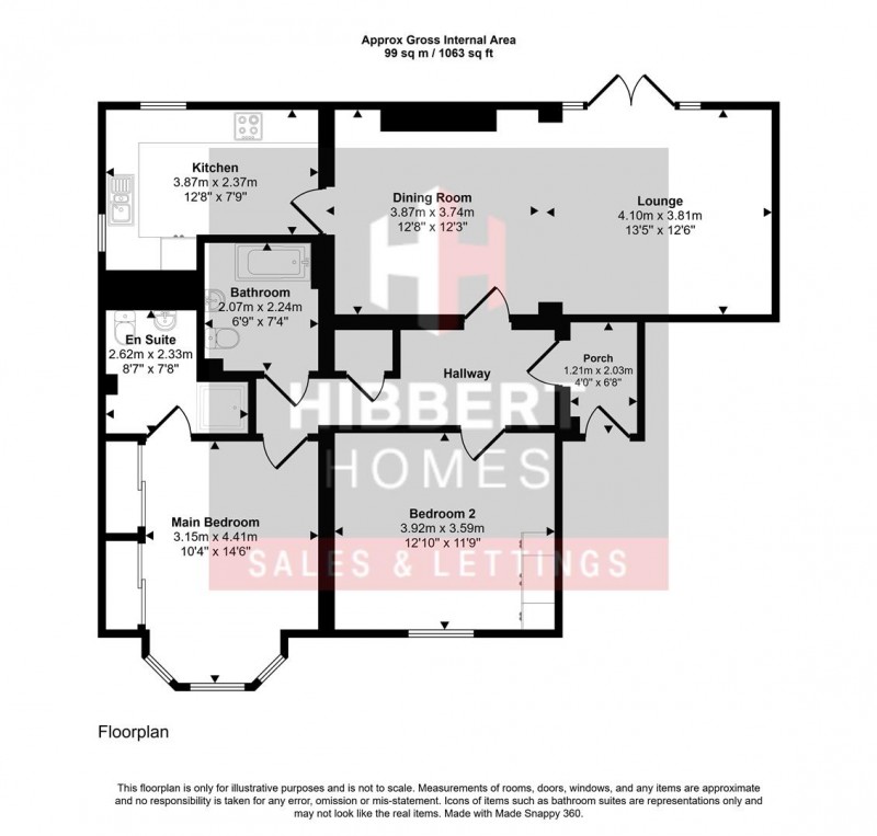 Floorplan for The Willows, Hale, WA14 2UE