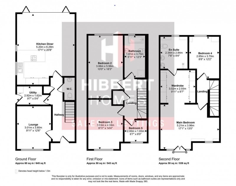 Floorplan for Wellington Road, Timperley, Altrincham