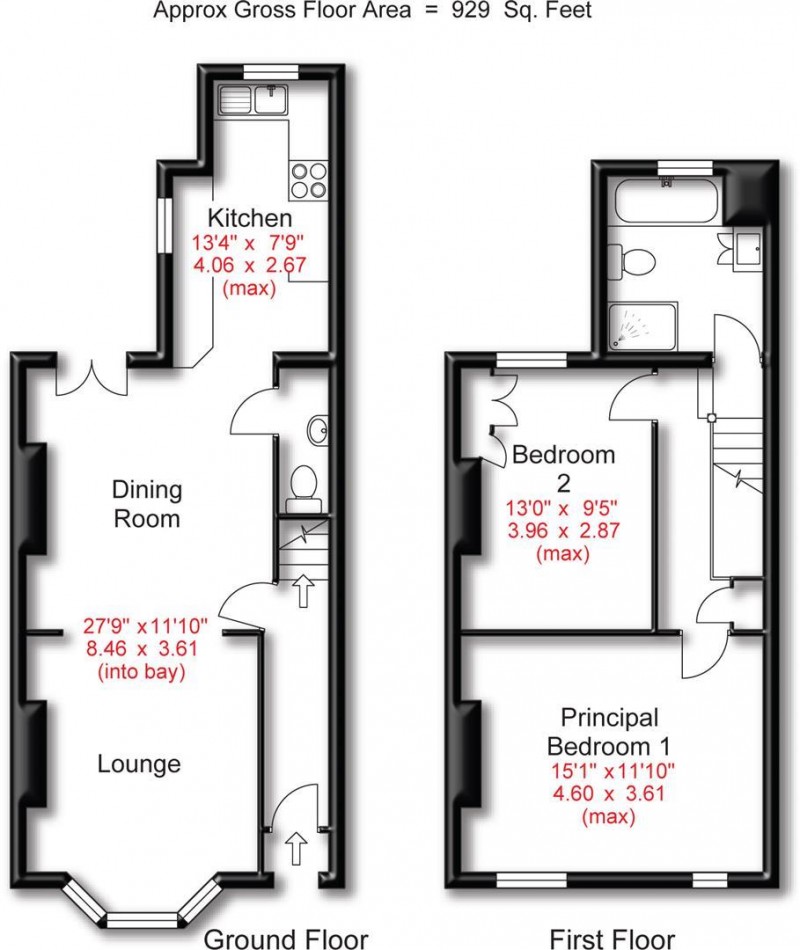 Floorplan for Golf Road, Hale, Altrincham