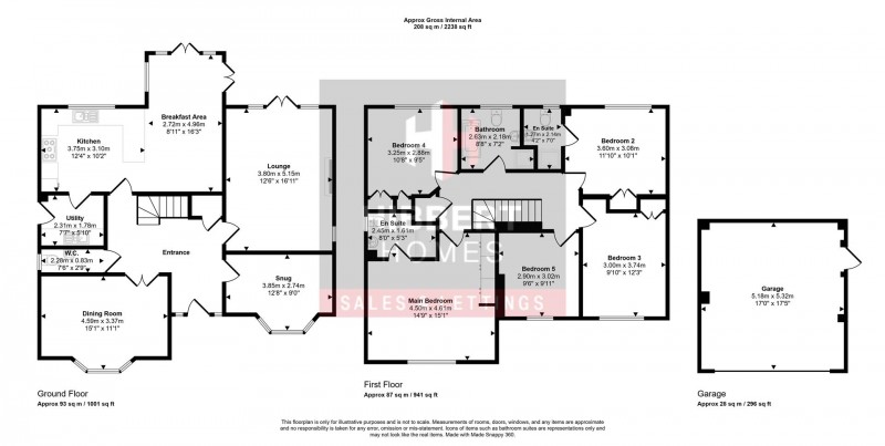 Floorplan for Jackson Close, Timperley, Altrincham