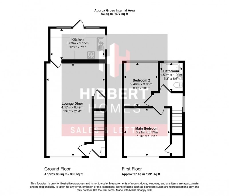 Floorplan for Annable Road, Bredbury, Stockport