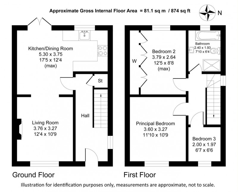 Floorplan for Crawley Grove, Stockport