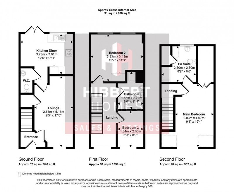 Floorplan for Lady Kelvin Road, Altrincham