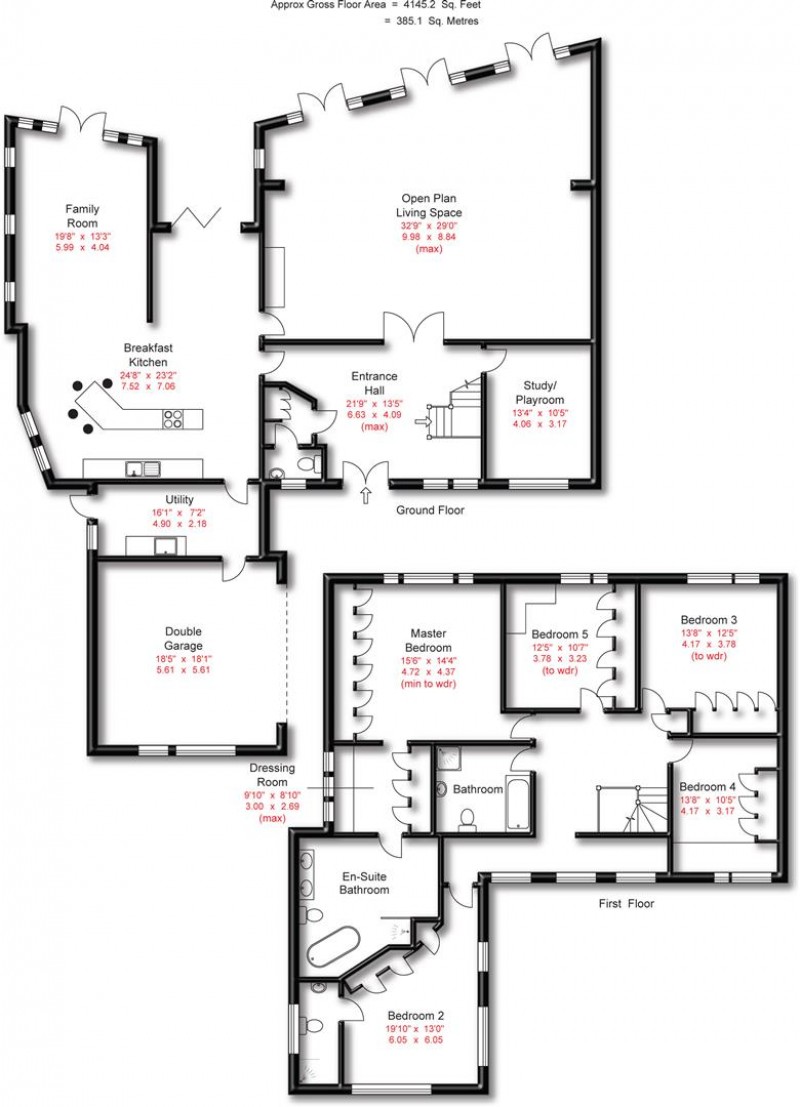 Floorplan for Pinewood, Bowdon