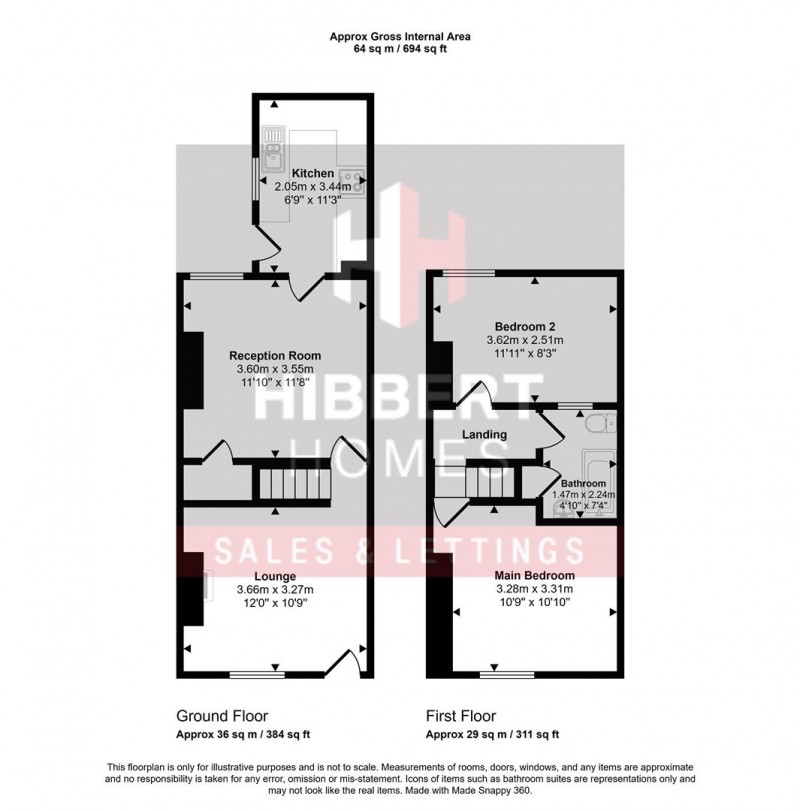 Floorplan for Vienna Road, Stockport
