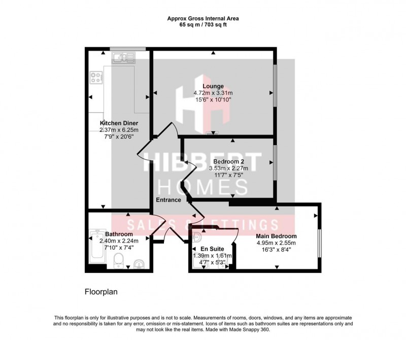 Floorplan for Marsland Road, Sale