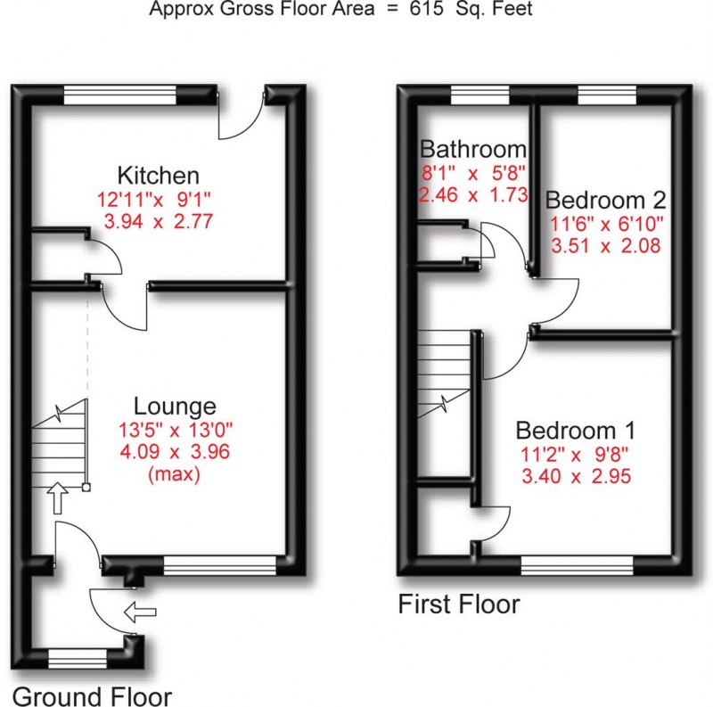Floorplan for Drake Road, Broadheath, Altrincham