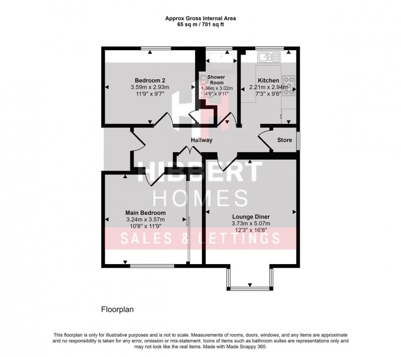 Floorplan for Northenden Road, Sale