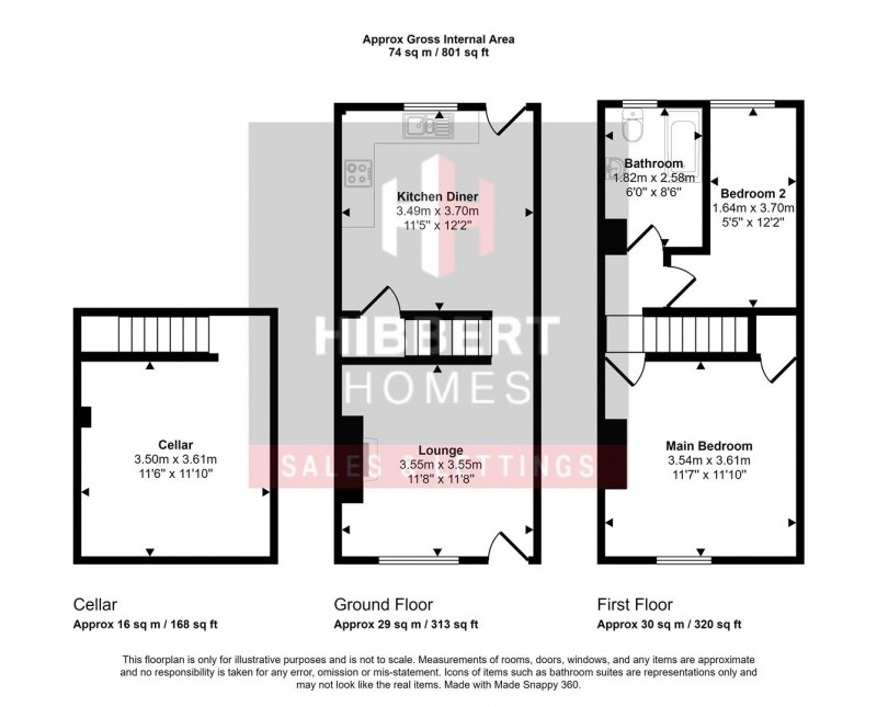 Floorplan for Farr Street, Stockport