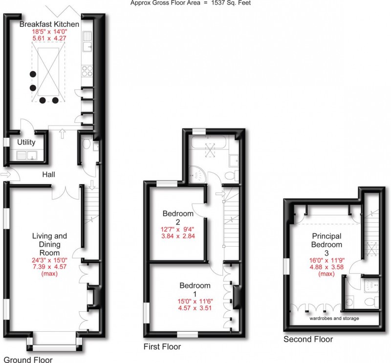 Floorplan for Stamford Park Road, Hale, Altrincham