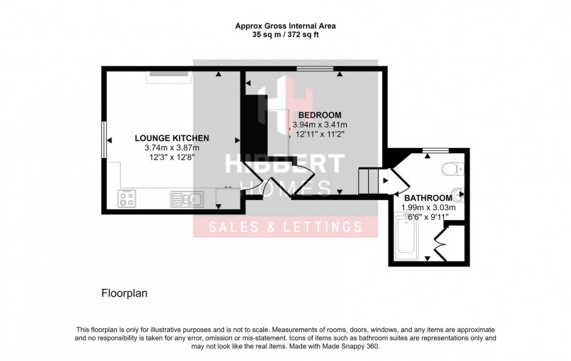 Floorplan for Highfield Avenue, Sale, M33 3DW