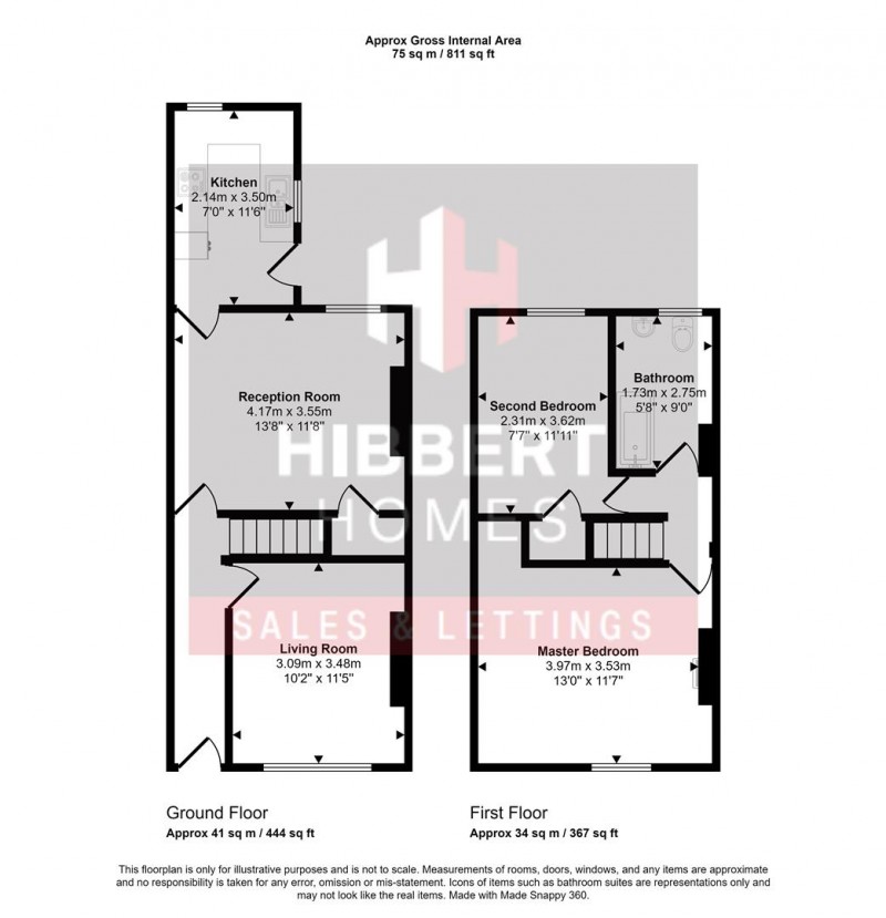 Floorplan for St. Saviours Road, Stockport