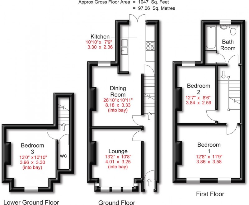 Floorplan for Oak Road, Hale, WA15 9JA