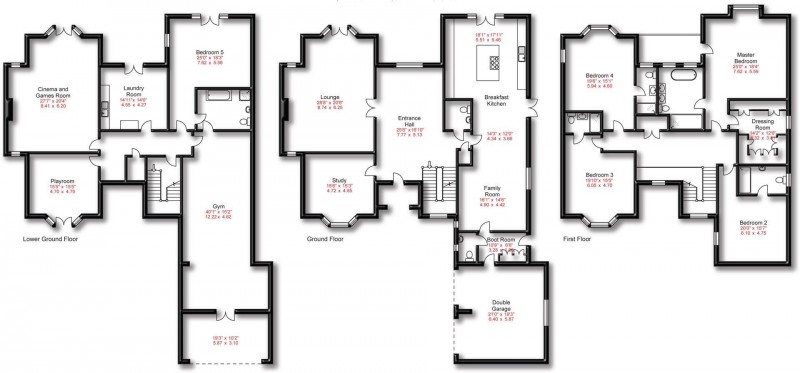 Floorplan for Chapel Lane, Hale Barns, Altrincham