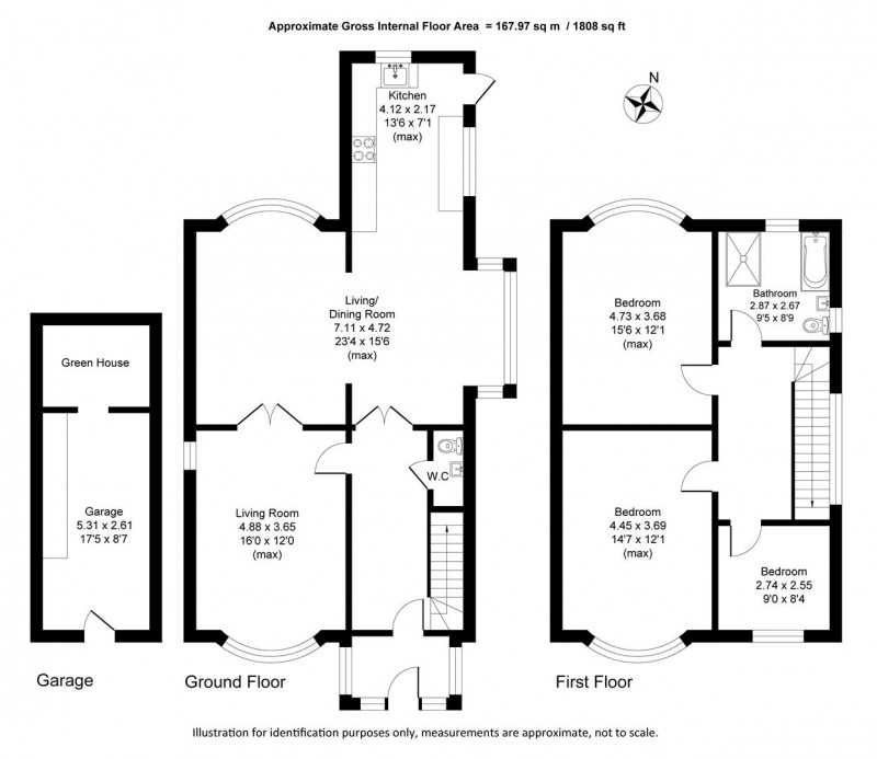 Floorplan for Woodsmoor Lane, Stockport