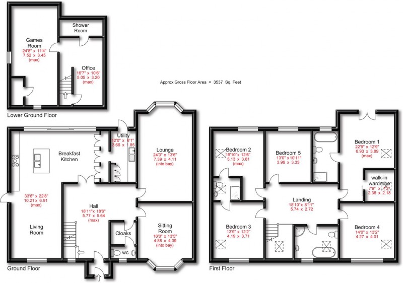 Floorplan for Hale Road, Hale, Altrincham
