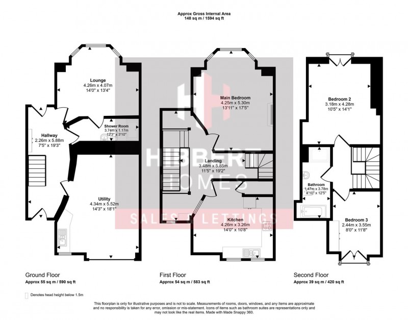 Floorplan for Hale Road, Hale, Altrincham