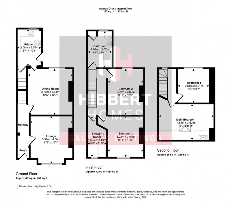 Floorplan for Norwood Road, Stockport