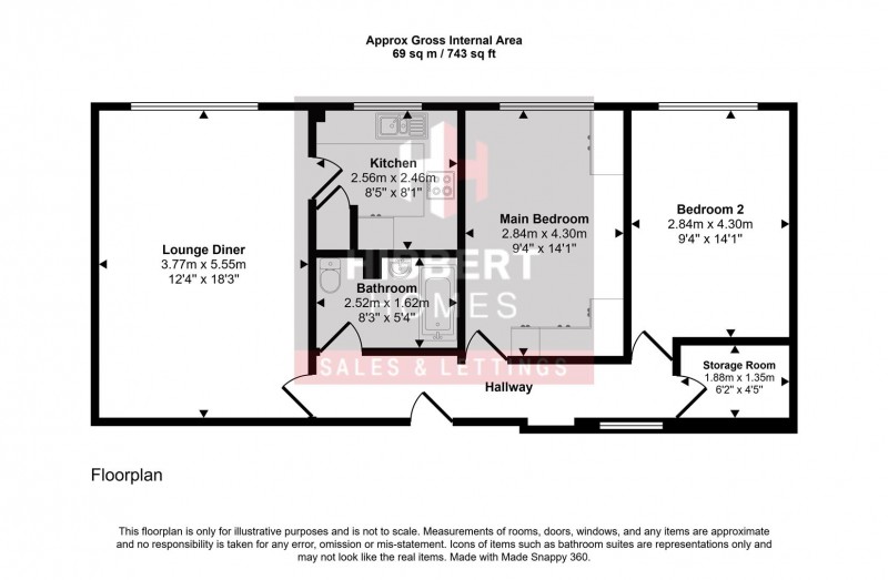 Floorplan for Cheadle Road, Cheadle Hulme, Cheadle