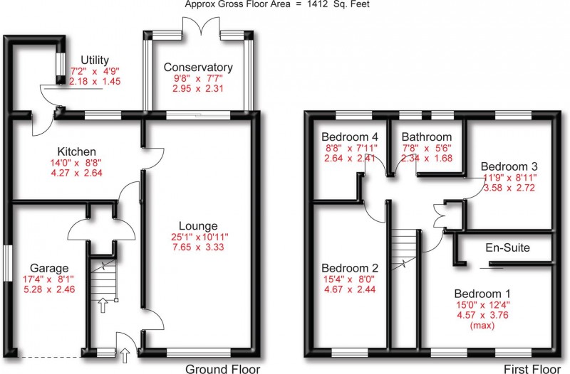 Floorplan for Bloomsbury Lane, Timperley, Altrincham