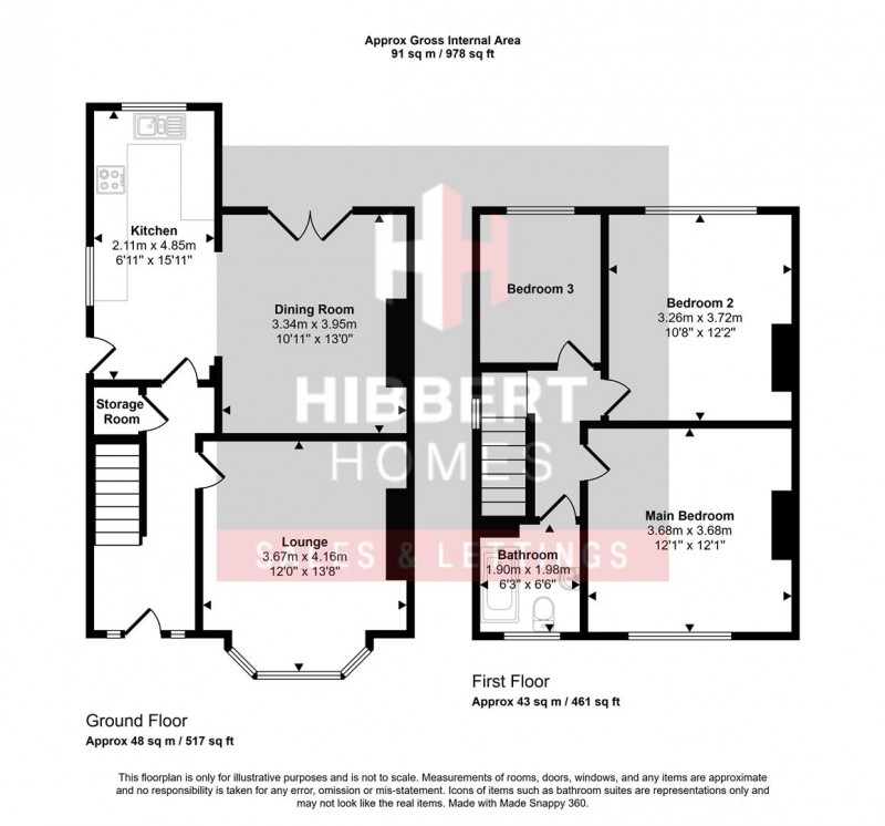 Floorplan for Durley Avenue, Timperley, Altrincham