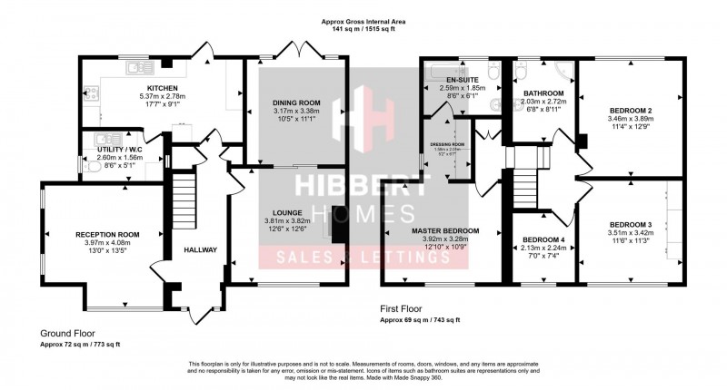 Floorplan for Kenmore Road, Sale, M33 4LP