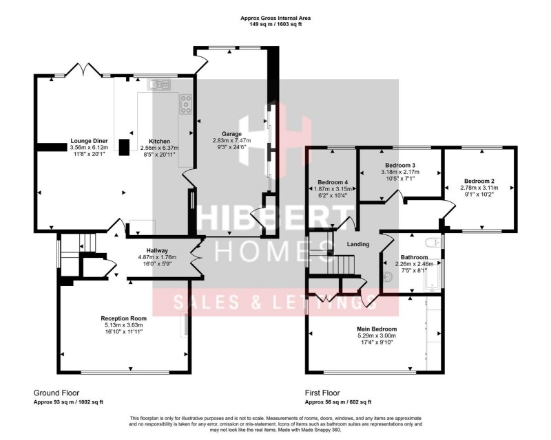 Floorplan for Langdale Road, Bramhall, Stockport