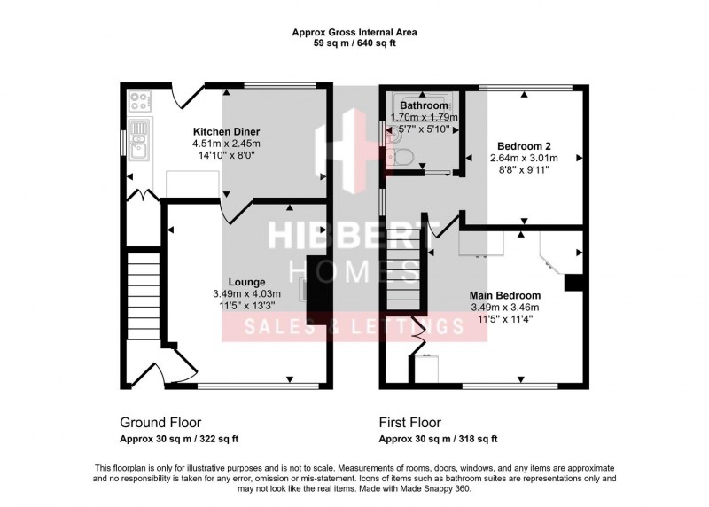 Floorplan for Eltham Avenue, Stockport
