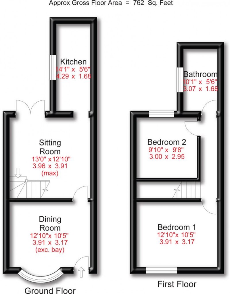 Floorplan for Byrom Street, Altrincham