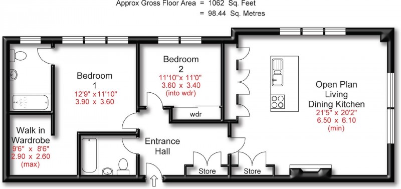 Floorplan for Dunham Mount, Dunham Road, Altrincham