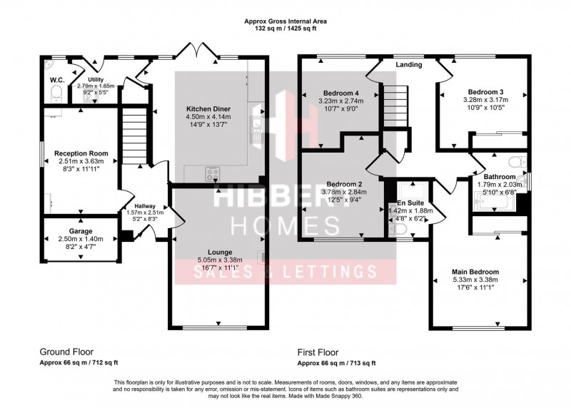 Floorplan for Hawker Road, Woodford, Stockport