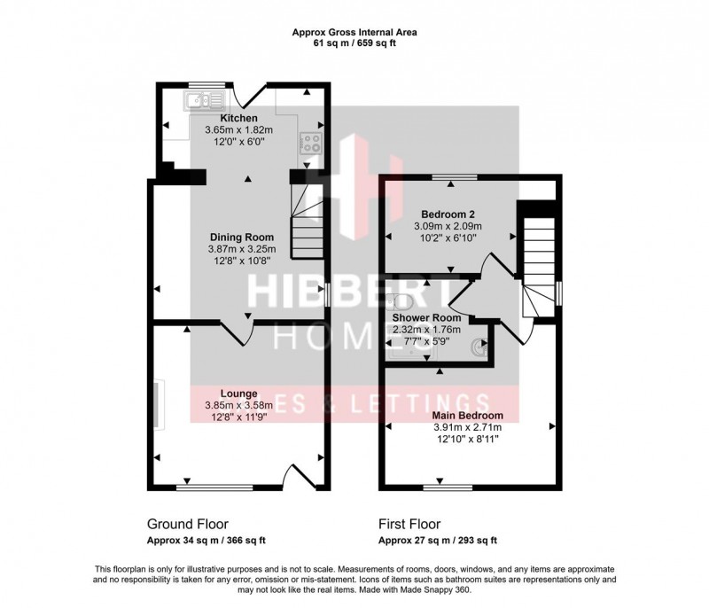 Floorplan for Dane Road, Sale